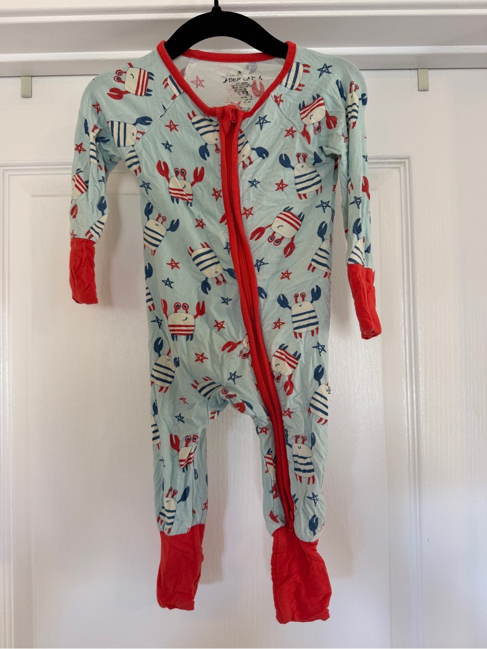 Bamboo Fourth of July pajamas - 0-3 months